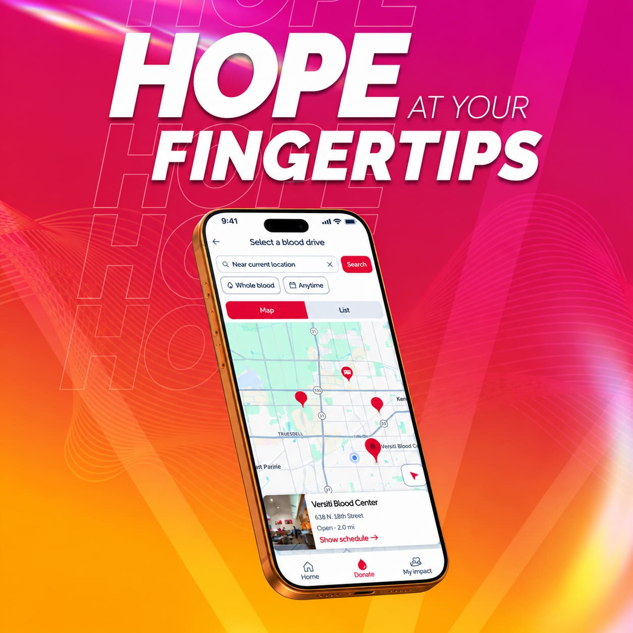 Hope at your fingertips. Download or update the app today.